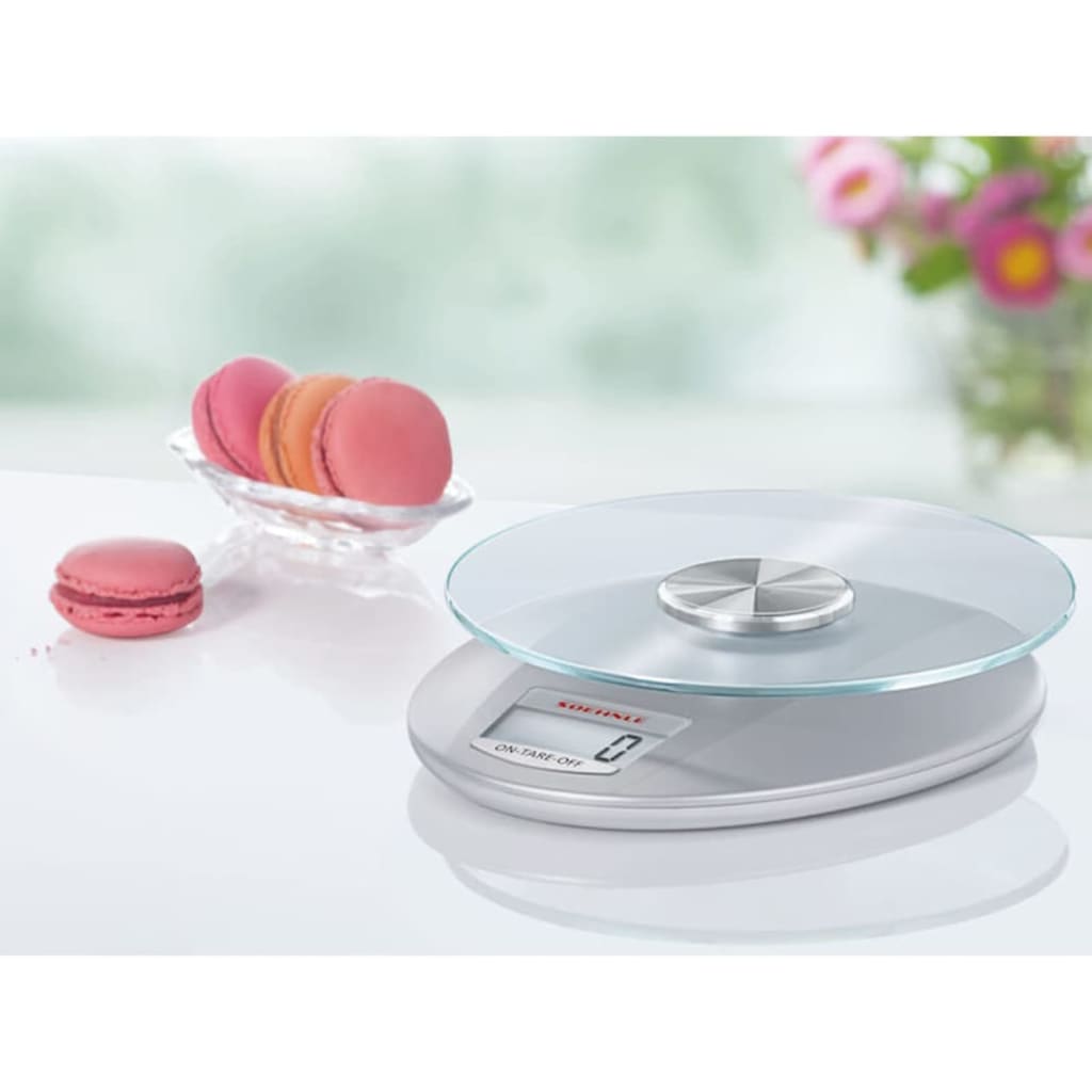 digital køkkenvægt Roma 5 kg sølvfarvet