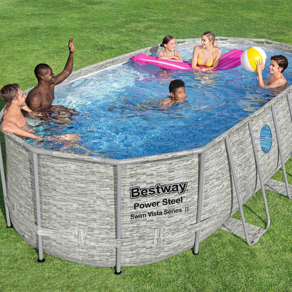 Power Steel Swim Vista Series swimmingpool 549x274x122 cm