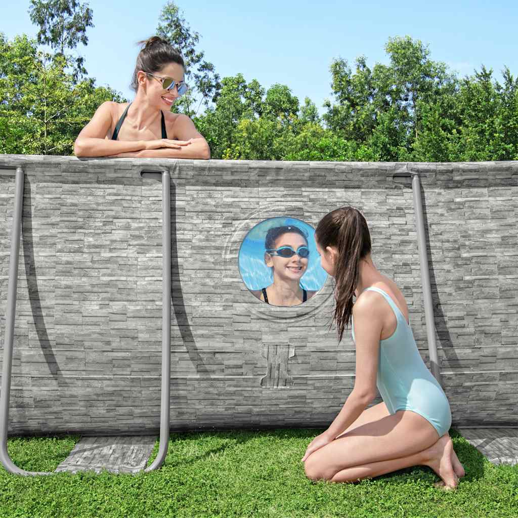 swimmingpoolsæt Power Steel 488x305x107 cm