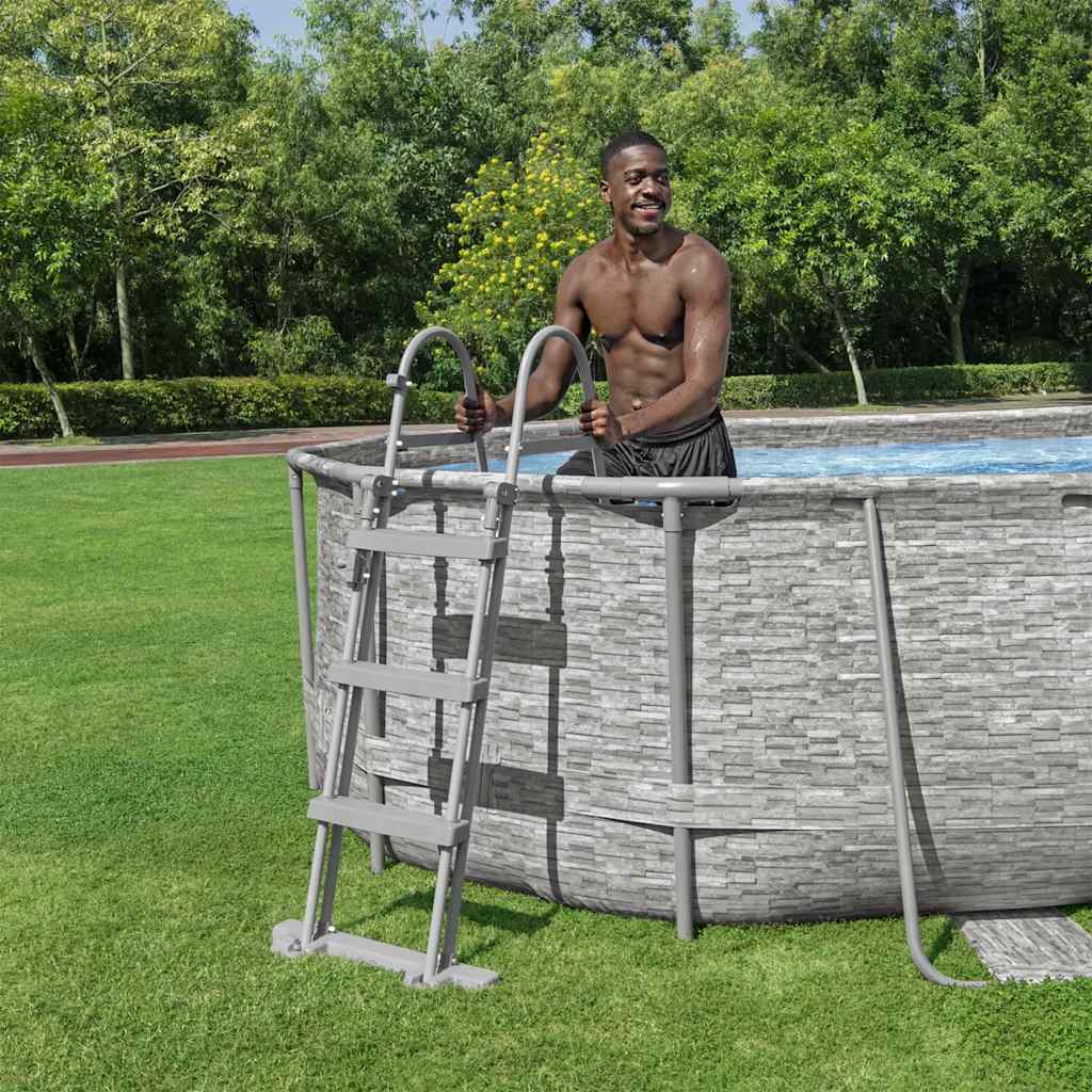 swimmingpoolsæt Power Steel 488x305x107 cm