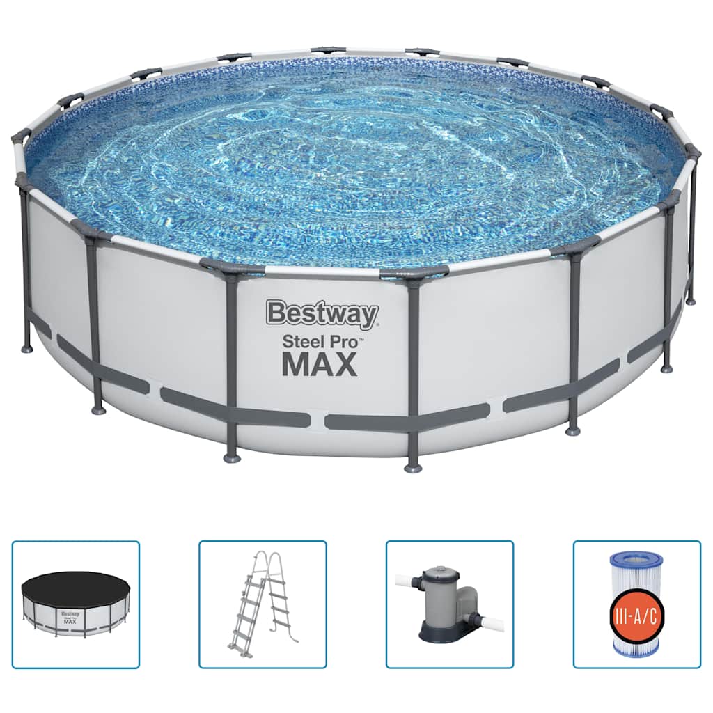 Steel Pro MAX swimmingpoolsæt 488x122 cm