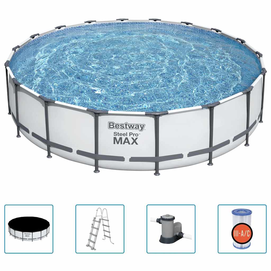 Steel Pro MAX swimmingpoolsæt 549x122 cm