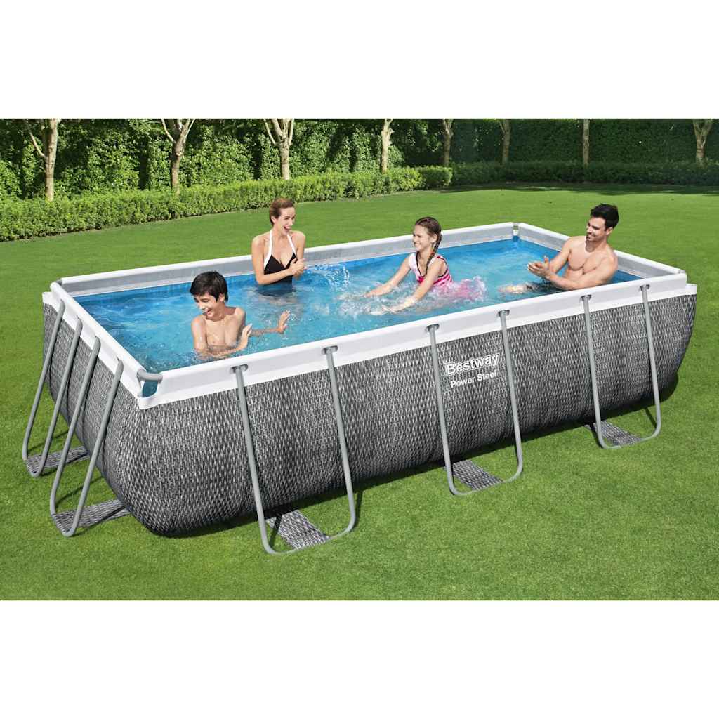 swimmingpoolsæt Power Steel 404x201x100 cm