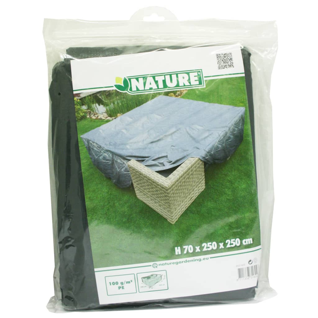 havemøbelovertræk til lavbord og stole 250x250x70 cm