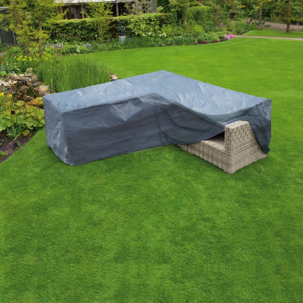 overtræk til L-formet havemøbler 250 x 90 x 90 cm