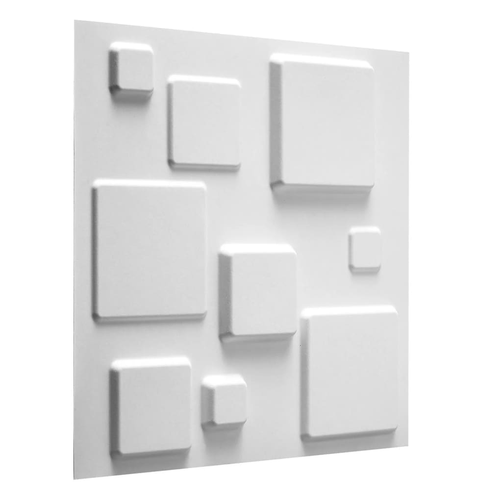 3D vægpaneler Squares 12 stk. GA-WA09