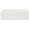 håndvask rund keramik 41x30x12 cm hvid