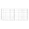 gabionkurv 85x30x200 cm galvaniseret stål