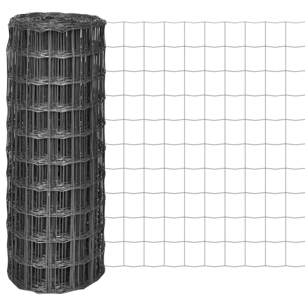 eurohegn 25 x 1 m stål grå