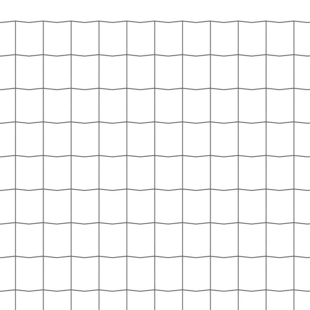eurohegn 25 x 1 m stål grå