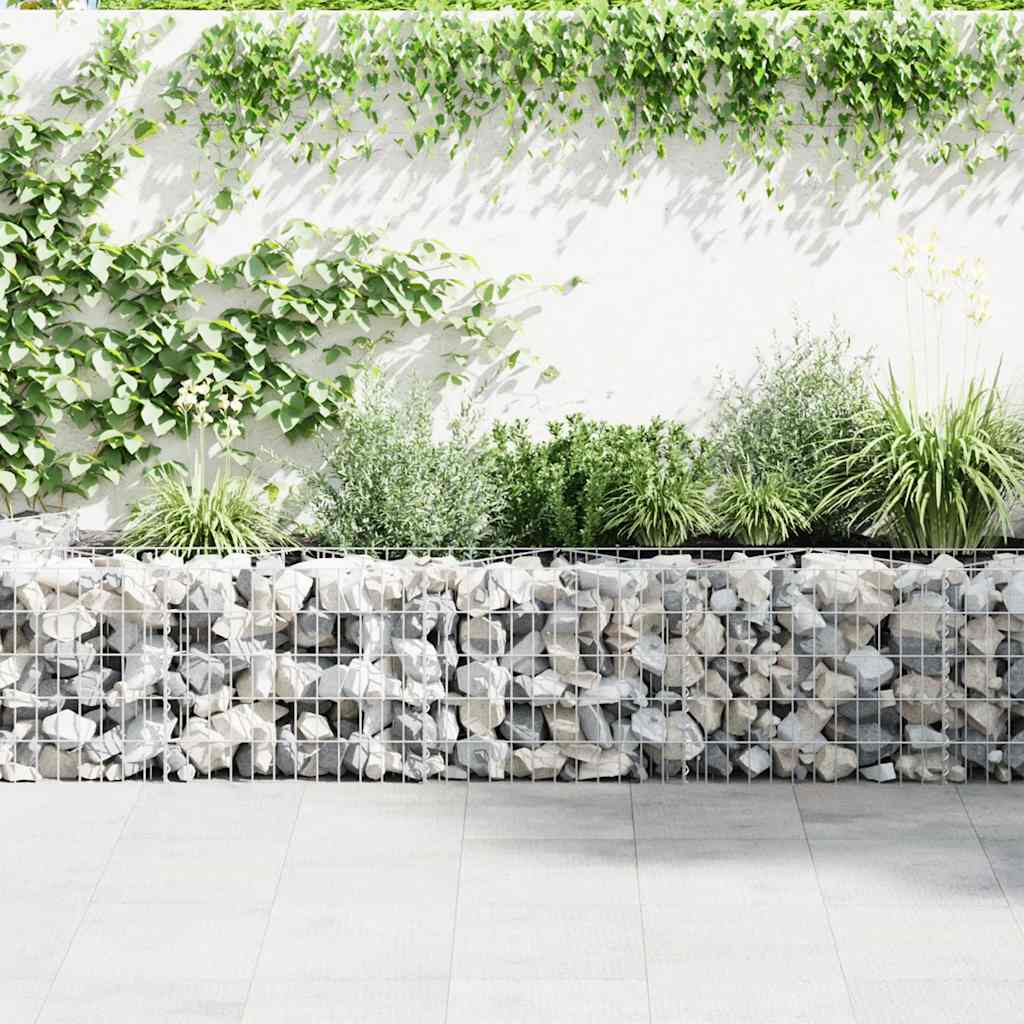 gabionkurv galvaniseret stål 300 x 30 x 50 cm