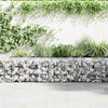 gabionkurv galvaniseret stål 100 x 50 x 50 cm