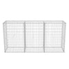 gabionkurv 200 x 50 x 100 cm galvaniseret stål