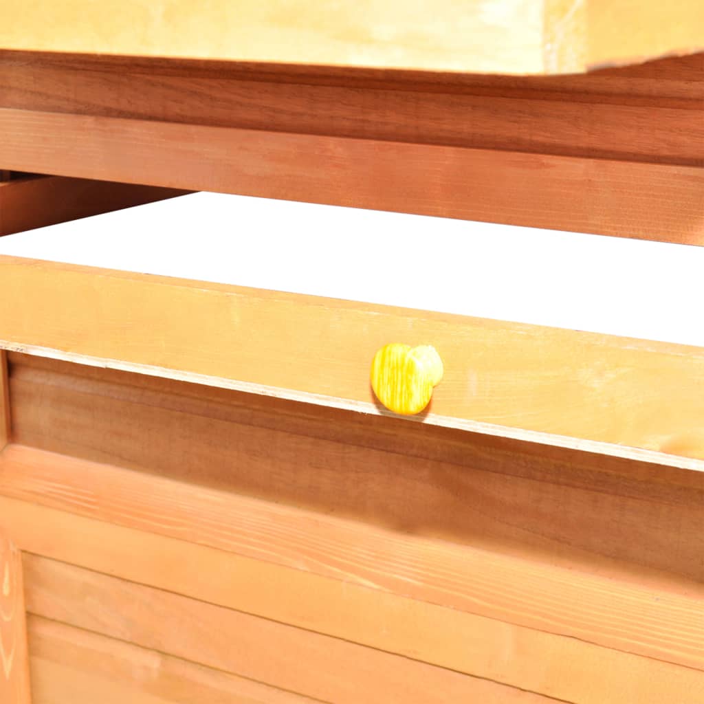 hønsehus 295x163x170 cm træ