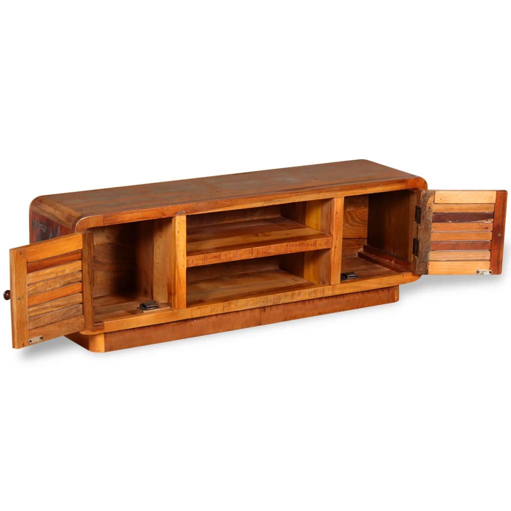 tv-skab 120x30x40 cm massivt genbrugstræ