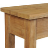 entrébænk 90x30x40 cm massivt teaktræ