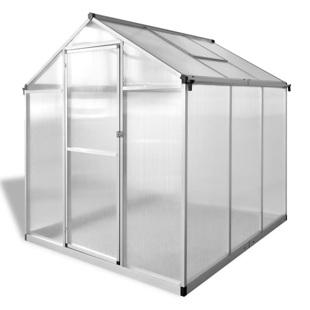 drivhus 3,46 m² forstærket aluminium