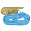 surringsbånd med skralde 4 stk. 0,8 ton 6 m x 25 mm blå