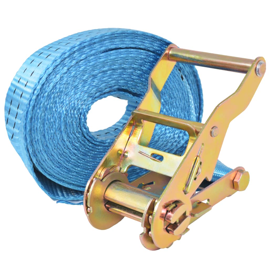 surringsbånd 4 stk. 2 ton 6 m x 38 mm blå