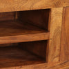 tv-skab 120x30x40 cm massivt træ honningfarvet finish