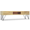 TV-skab 120 x 35 x 35 cm massivt teaktræ