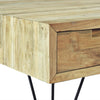 TV-skab 120 x 35 x 35 cm massivt teaktræ