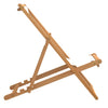 dækstol 56x105x96 cm teak cremefarvet