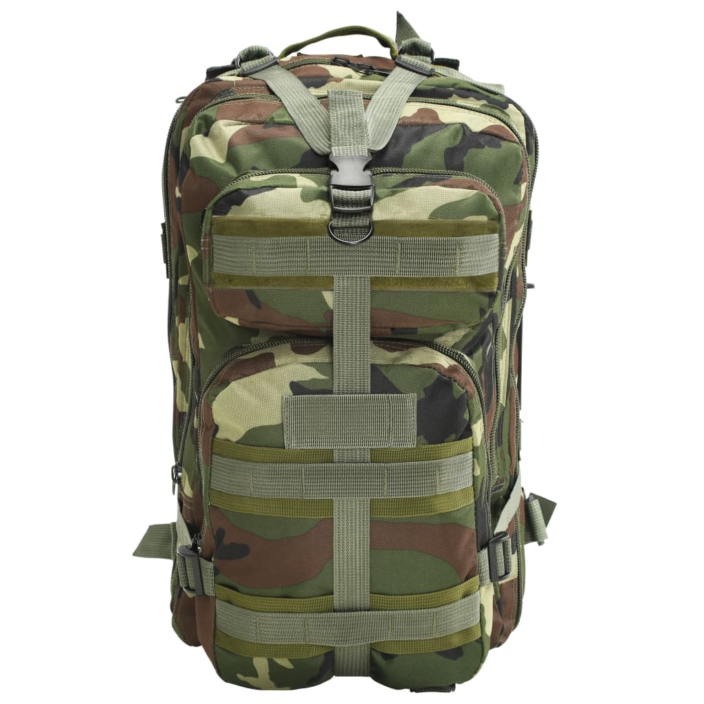 rygsæk i militærstil 50 l camouflage