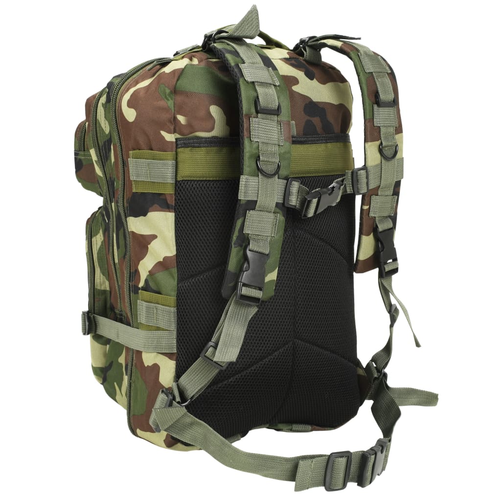 rygsæk i militærstil 50 l camouflage