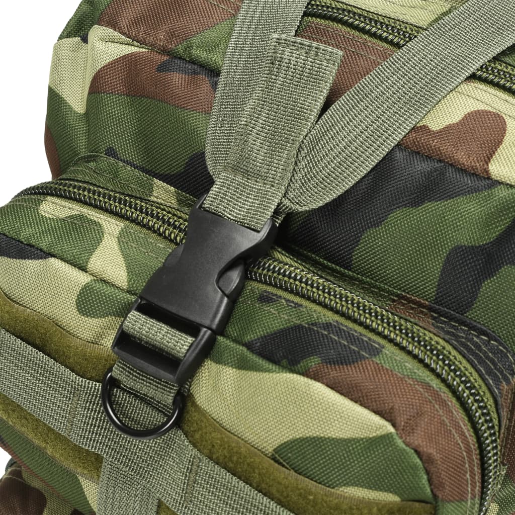 rygsæk i militærstil 50 l camouflage