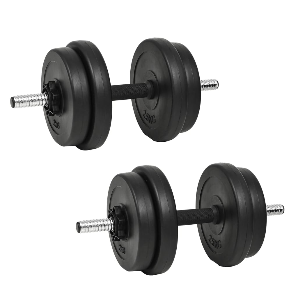 håndvægtsæt i 14 dele 20 kg