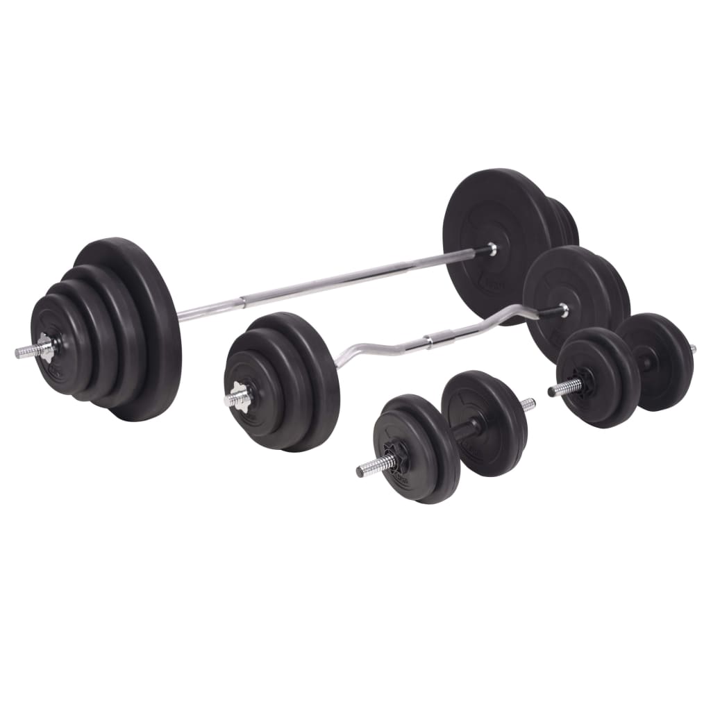 vægtstangs- og håndvægtssæt 120 kg
