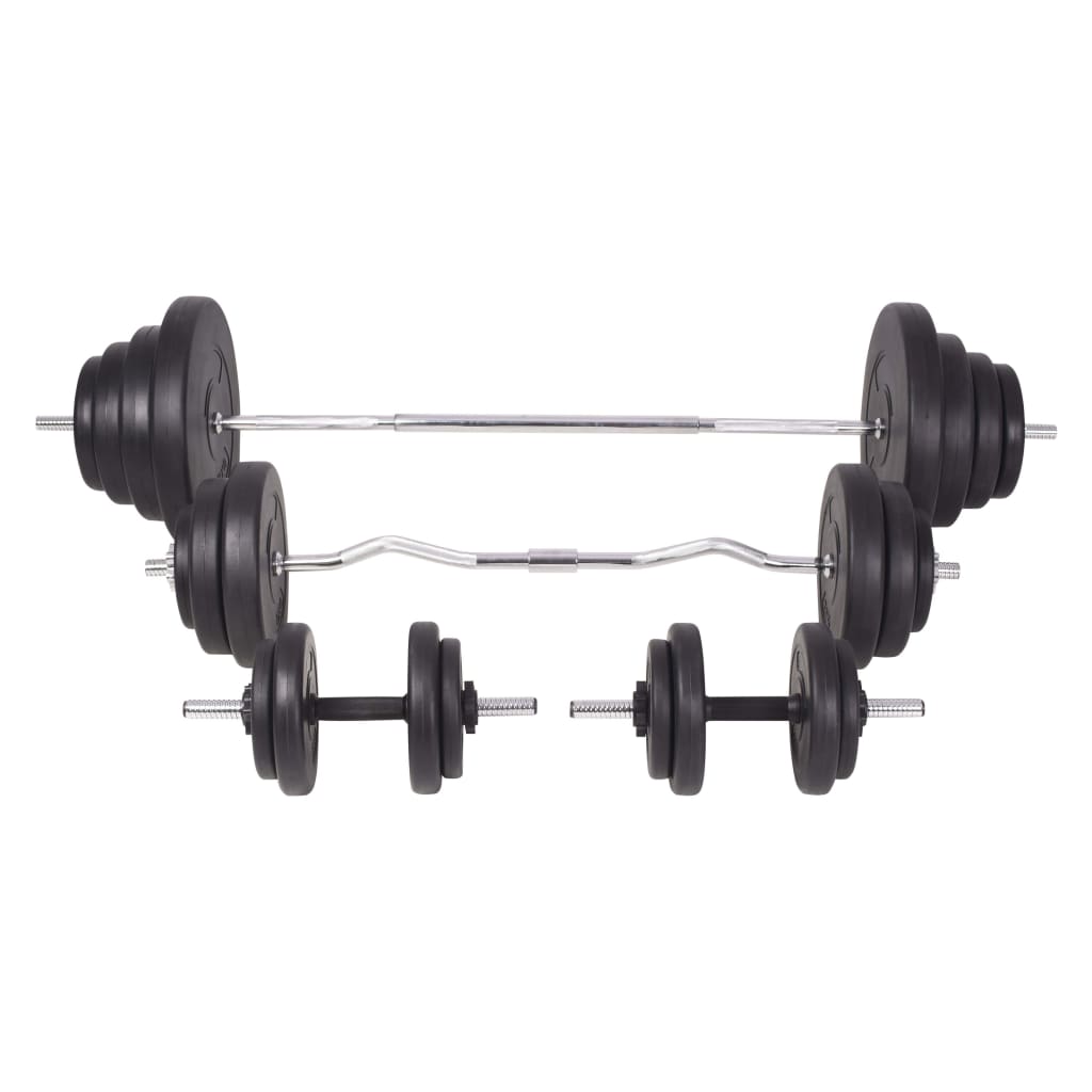vægtstangs- og håndvægtssæt 120 kg