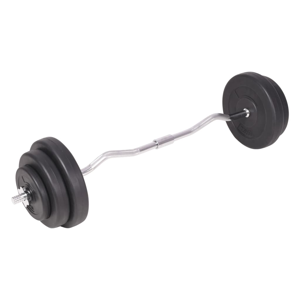 vægtstangs- og håndvægtssæt 120 kg