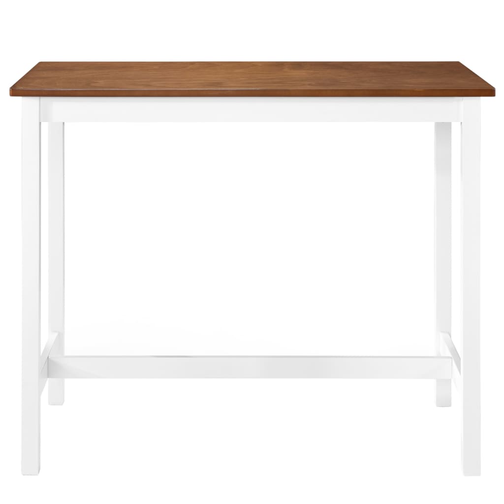 barbord massivt træ 108 x 60 x 91 cm