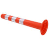 trafikkegler 5 stk. plastik 75 cm