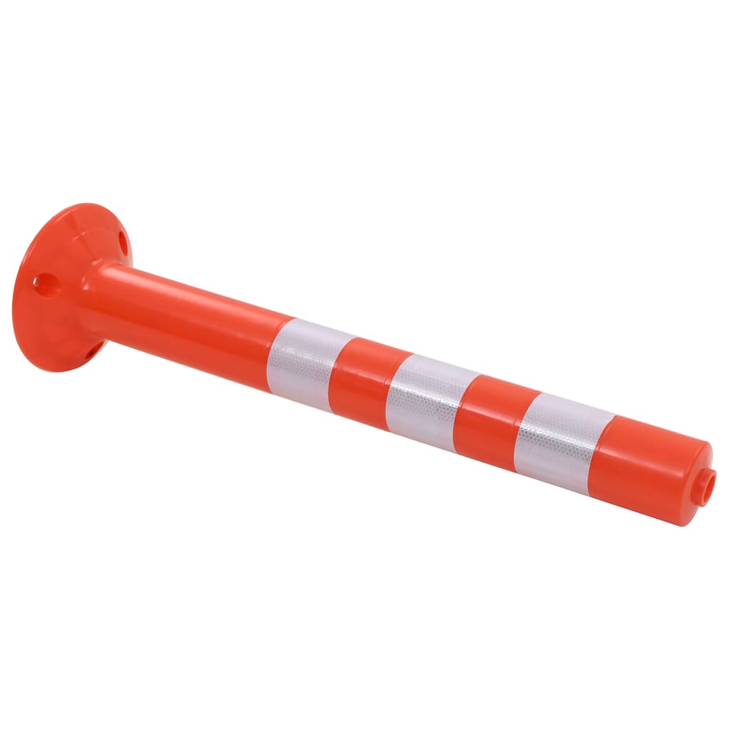 trafikkegler 5 stk. plastik 75 cm