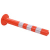 trafikkegler 5 stk. plastik 75 cm