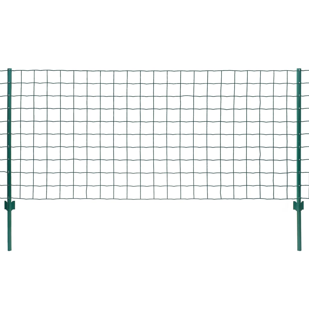 eurohegn 20 x 0,8 m stål grøn