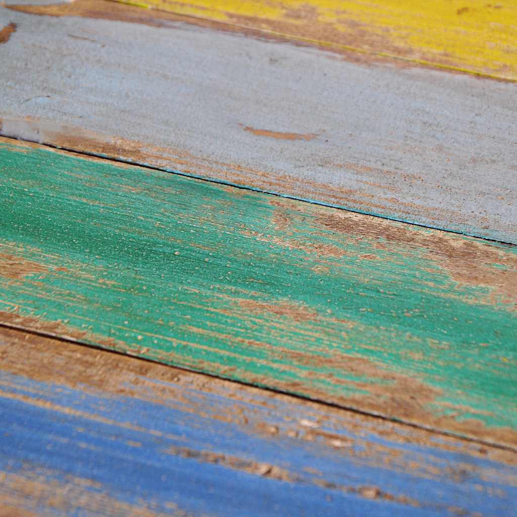 barstole 2 stk. massivt genbrugstræ