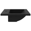håndvask 600x450x120 mm granit sort