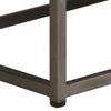 TV-skab genanvendt teak og stål 120 x 30 x 40 cm