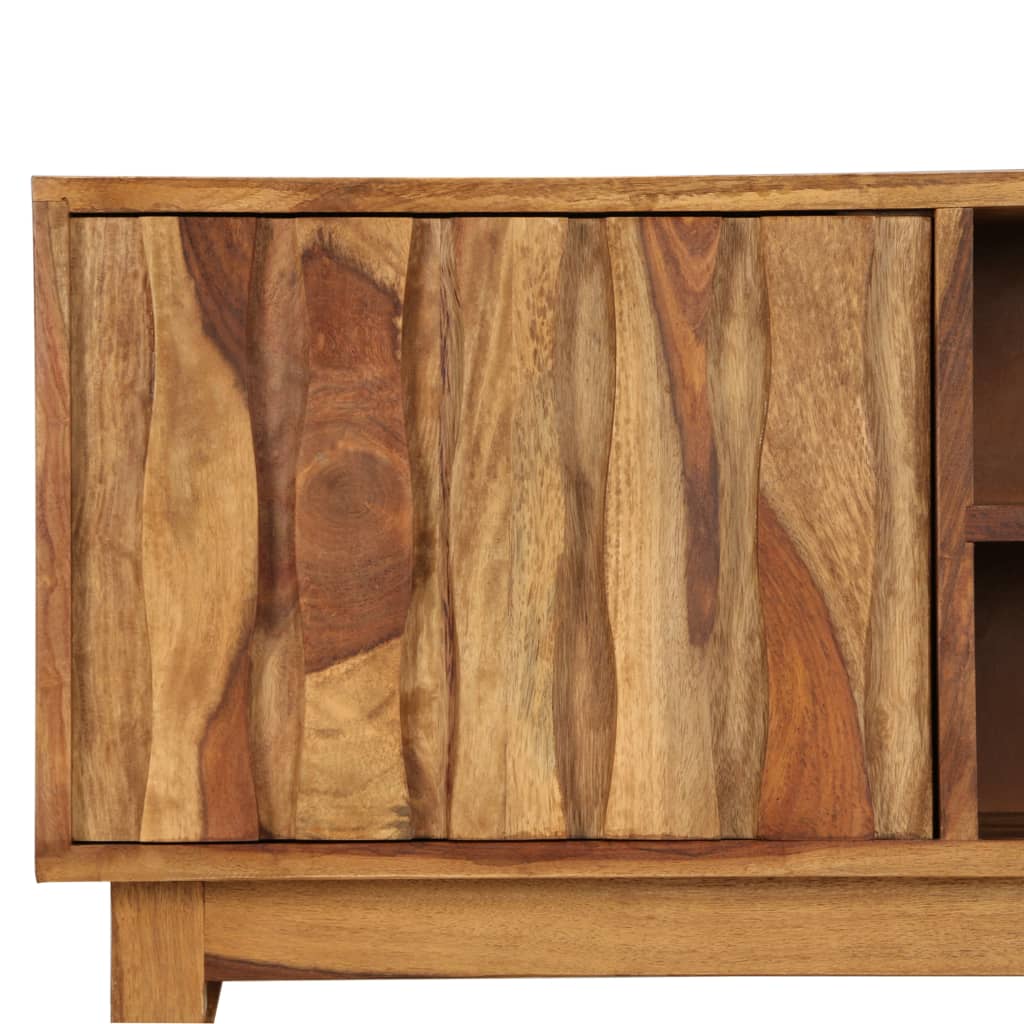 tv-skab massivt akacietræ 118 x 30 x 40 cm