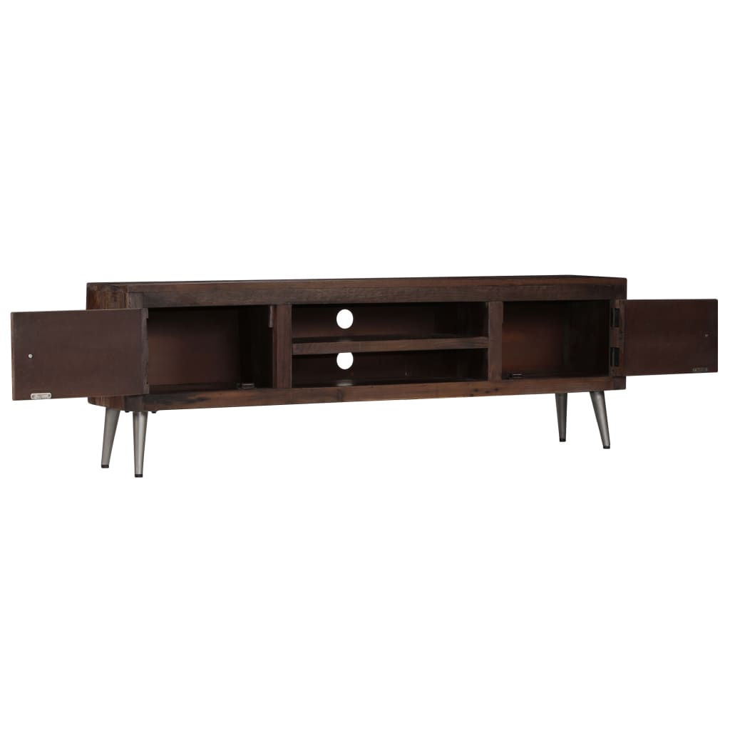 tv-skab 140x30x45 cm massivt genbrugstræ