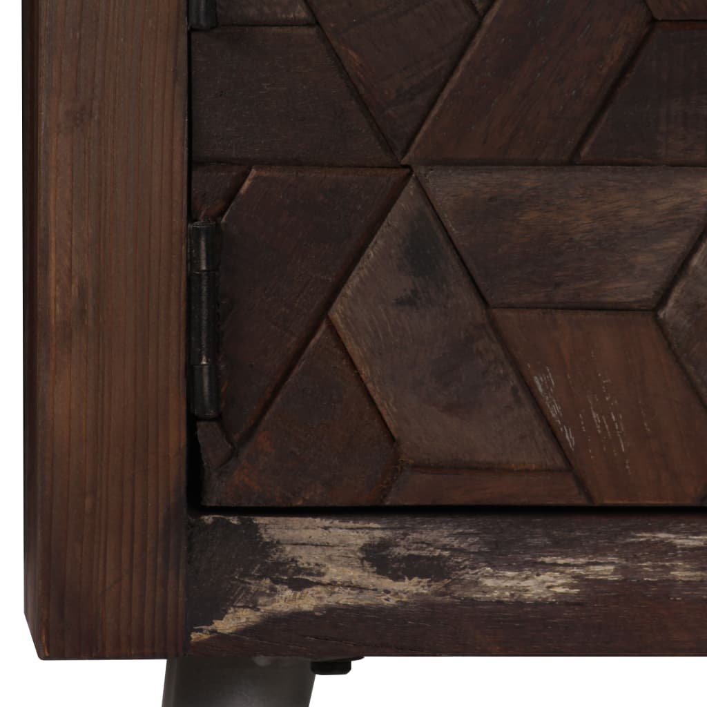 tv-skab 140x30x45 cm massivt genbrugstræ