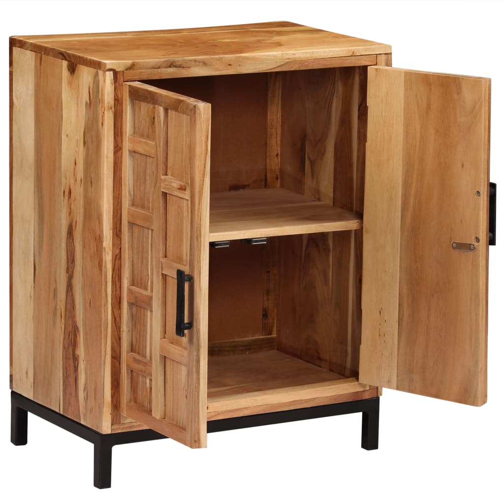 skænk 60x35x76 cm massivt akacietræ brun