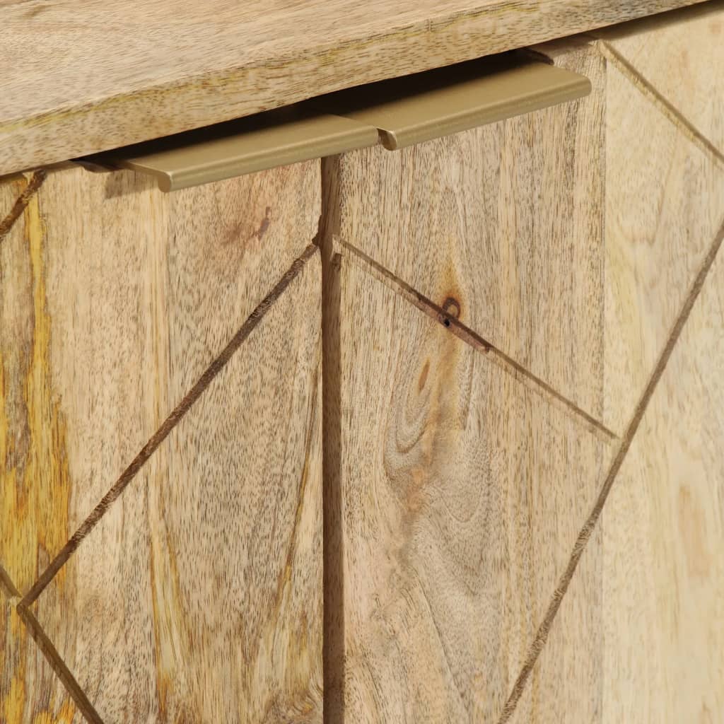 skænk 80x30x75 cm massivt mangotræ