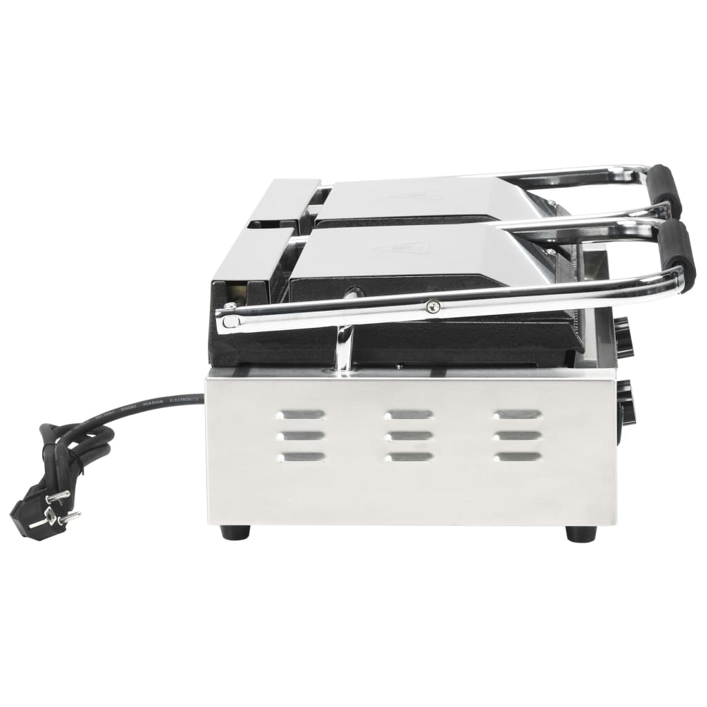 dobbelt rillet paninigrill 3600 W 57x30,5x20 cm