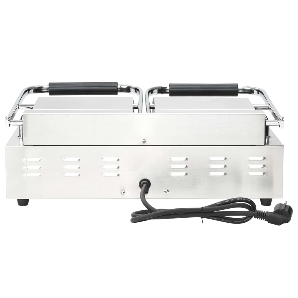 dobbelt rillet paninigrill 3600 W 57x30,5x20 cm