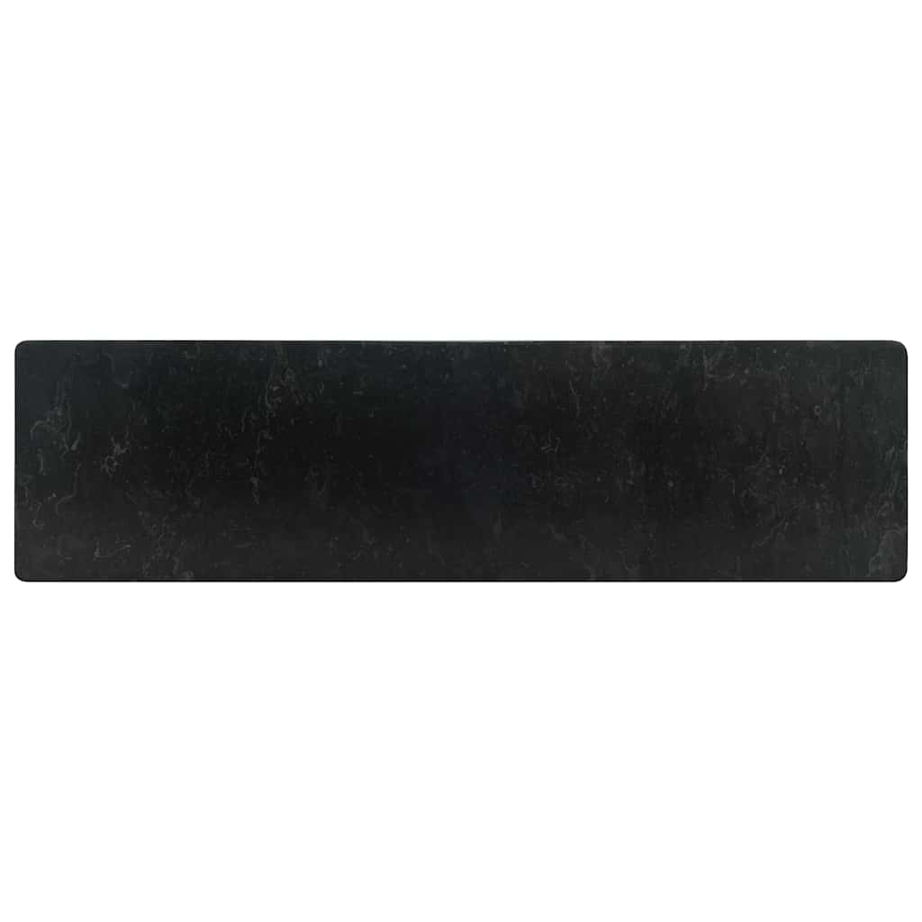 håndvask 45x30x12 cm marmor sort højglans